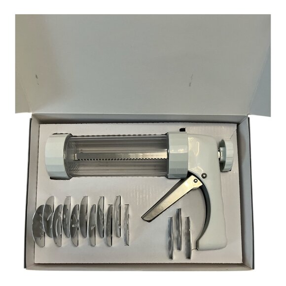 Kuhn Rikon Clear Cookie Press – 14 Disks – Model 2460 – Original Box & Instructi - Picture 4 of 5